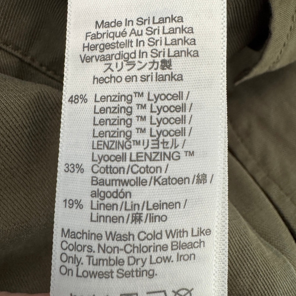 Madewell Olive Wide Leg Pants - Picture 12 of 12